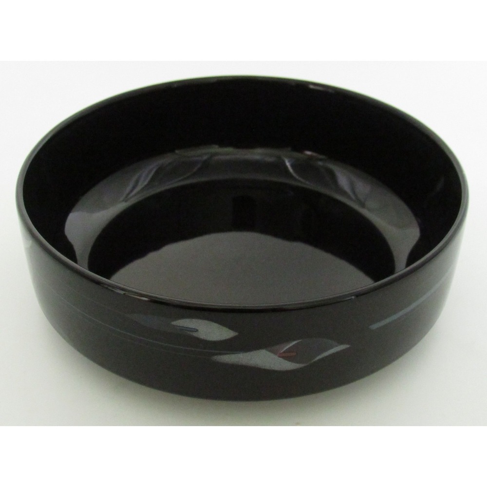Mikasa Galleria Opus Black 8.25" Round Vegetable Serving Bowl FK701 Japan #1
